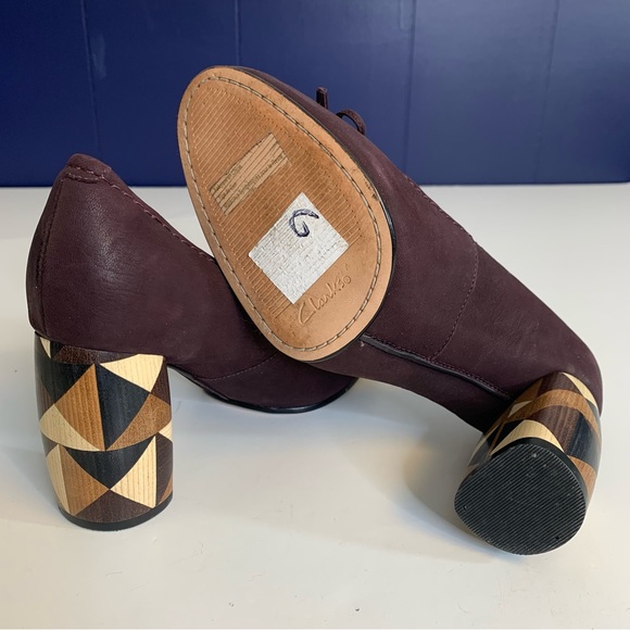 Clarks Grace Nina Wooden Block Heels - Picture 7 of 7